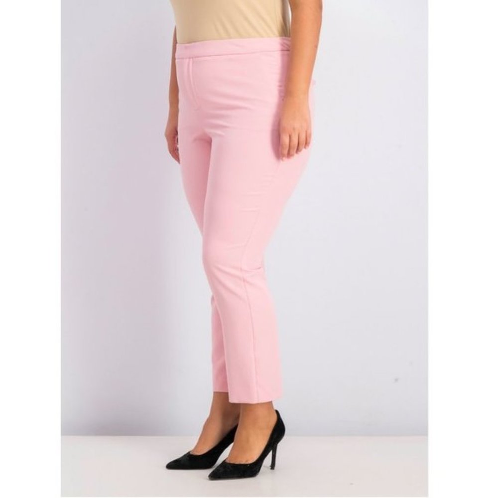 INC International Concepts Women's Cropped Straight-Leg Pants Size 14 - Picture 2 of 4